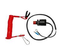 ForgeCore Kill Switch e Cordino di Ricambio per 66T-82575 6E9-82575-09 6E9-82575-02 Compatibile con fuoribordo a 2 Tempi 6 8 9.9 15 25 30 40HP