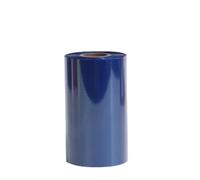 ForgeCore Nastri a trasferimento termico per stampa di codici a barre a colori da 110 mm x 300 m Cintura in carbonio rosso blu verde giallo bianco cera(Blue 110mmX300mm)