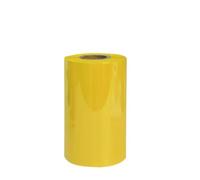 ForgeCore Nastri a trasferimento termico per stampa di codici a barre a colori da 110 mm x 300 m Cintura in carbonio rosso blu verde giallo bianco cera(Yellow 110mmX300mm)