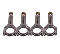 Forged 4340 H-Beam Bielas Bielle Connecting Rods for Ford Kent Crossflow 4.928"