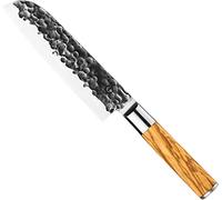 Forged Coltello Santoku Olive 18 cm, realizzato a mano, in scatola di legno