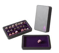 Forged Dice Co. The Reliquary - Scatola per dadi e vassoio a 3 file, colore: Viola