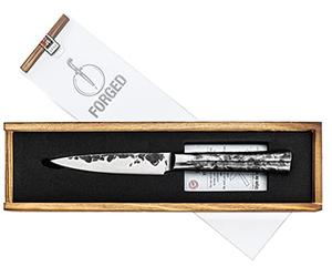 Forged Intense - Coltello universale da 12 cm, realizzato a mano, in scatola di legno