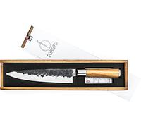 Forged Olive - Coltello da cucina, 20 cm, realizzato a mano, in scatola di legno