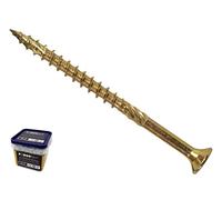 Forgefast Elite - Viti per legno ad avvio rapido, 4,0 x 50 mm, giallo zinco, confezione da 900