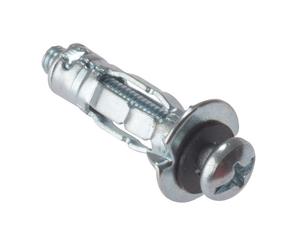 ForgeFix 10MCA565 Cavità Ancoraggio a Parete Placcati Zinco M5 X 65mm Borsa 10