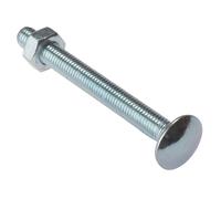 Forgefix Bullone Di Carro E Dado ZP M10 X 300Mm Sacchetto 10 FORCB10300M