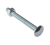 Forgefix Bullone Di Carro E Dado ZP M8 X 110Mm Sacchetto 10 FORCB8110G