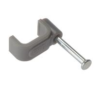 ForgeFix - Cable Clip Flat Gray 1.00mm Box 100
