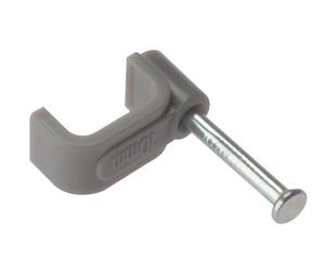 ForgeFix - Cable Clip Flat Gray 1.00mm Box 100