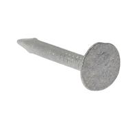Forgefix Chiodo Clout Testa Extra Grande Zincato 25Mm (2.5Kg Sacco) FORELH25GB21