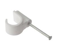 Forgefix Clip Per Tubo Con Chiodo Per Muratura 22Mm Scatola 100 FORPCMN22