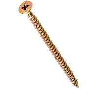 Forgefix - Confezione da 100 viti multiuso, ideali per essere impiegate su pannelli truciolari, MDF, PVC e legno 5.0 x 80mm