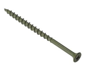 Forgefix DS4575T Pozidriv - Vite passivata verde, 4,5 x 75 mm (confezione da 1000)