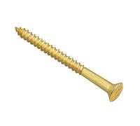 Forgefix FORFPC28B - Vite per legno intagliata in ottone CSK, confezione da 8