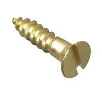 Forgefix FORFPC586B - Viti per legno scanalate in ottone CSK 5/8in x 6