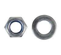 Forgefix FORFPNYL5 Nyloc dadi e rondelle M5 zincato Forge confezione 40