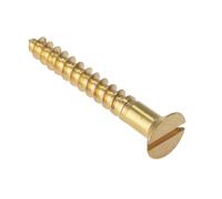 Forgefix Legno Vite Fessura Csk Ottone Massiccio 1in x 8 Scatola 200 FORCSK18B