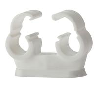 ForgeFix PCDC15 Clip Per Tubo Doppio Cliplock 15Mm Scatola 50