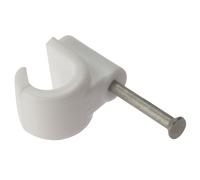 ForgeFix PCMN22 Clip Per Tubo Con Chiodo In Muratura 22Mm Scatola 100