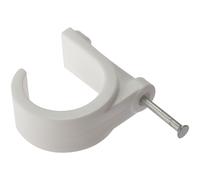 ForgeFix PCMN28 Clip Per Tubo Con Chiodo In Muratura 28mm Scatola 100