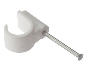 ForgeFix - Pipe Clip con Masonry Nail 16mm Box 100