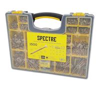 Forgefix Spectre Advanced - Kit di viti multiuso - Assortimento da 1500 pezzi | Viti ad alte prestazioni per legno, plastica e metallo | svasate, autofilettanti, Pozi Drive