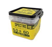 Forgefix Spectre Vite Da Legno Pozi Compatible 5,0 x 60mm Tub 500 FORSP560YT
