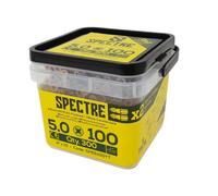 ForgeFix Spectre™ Vitoni per Legno PZ CSK ZYP 5.0 x 100mm Confezione da 300