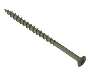 Forgefix Tavolato Vite Pozi Compatibile St Verde Anticorrosione 4.5 x 75mm Box 2