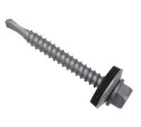 Forgefix TechFast Lastra per coperture in acciaio a vite esagonale e rondella n. 3 punta 5,5 x 45 mm scatola 100
