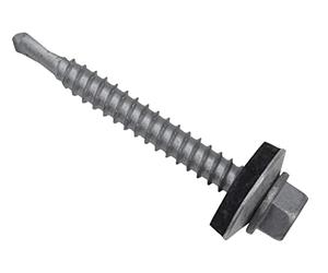 Forgefix TechFast Lastra per coperture in acciaio a vite esagonale e rondella n. 3 punta 5,5 x 45 mm scatola 100