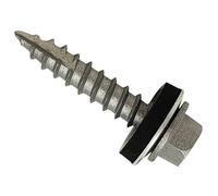 ForgeFix Techfast Metallo Tetto A Legname Esagonale Vite T17 Ferite Punto