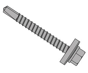 Forgefix TechFast Viti A Esagono Per Tetto E Rondella No.3 Punta 5.5 X 25Mm