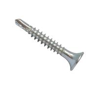 Forgefix Vite per cartongesso Phillips Bugle Head FT ZP 3,5 x 25 mm Box 1000, finitura zincata per una maggiore durata. Le viti sono complete di un inserto Phillips No.2.