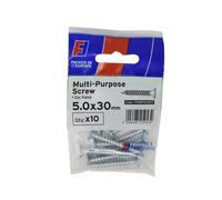 Forgefix Vite Pozi Multiuso 5.0 X 30Mm ForgePack 10 ZP FORFPMS530Z