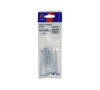 Forgefix Vite Pozi Multiuso 5.0 X 80Mm ForgePack 10 ZP FORFPMS580Z