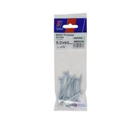 Forgefix Vite Pozi multiuso CSK ST ZP 5,0 x 60 mm ForgePack 10, utilizzata in tutti i settori tra cui falegnameria, elettrico e idraulico