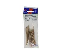 Forgefix Vite Pozidriv multiuso CSK ST ZP 4,0 x 70 mm ForgePack 20, utilizzata in tutti i settori tra cui falegnameria, elettrico e idraulico