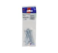 Forgefix Vite Pozidriv multiuso CSK ST ZP 5,0 x 70 mm ForgePack 10, utilizzata in tutti i settori tra cui falegnameria, elettrico e idraulico