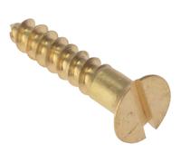 Forgefix Legno Vite Fessura Csk Ottone Massiccio 2in x 6 Scatola 200 FORCSK26B