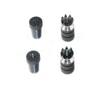 Forgekael 2pcs M3 M4 Stick End Transmit Regolabile Lunghezza a due sezioni Compatibile con Airplane Radio Modello RC Fit(M3 Black)