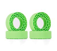 Forgekael 4 inserti in gomma per pneumatici compatibili con 68-72 mm 1 3 pollici(Green)
