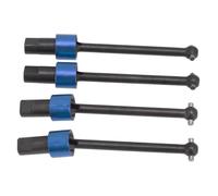 Forgekael 4pcs metallo anteriore e posteriore Albero di trasmissione 'albero compatibile con i modelli di auto RC Latrax Teton 1 18 in(Blue)
