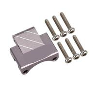 Forgekael Asse posteriore in alluminio Assale La parte superiore del collegamento del collegamento Upper Upgrade Parte compatibile con SCX24 C10 e RC Crawler Modelli(Grey)