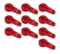 Forgekael Braccio sterzo in metallo con servo corno da 25 denti compatibile con parti di aggiornamento per auto modello RC 1/10(10PCS)