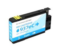 Forgekael Cartuccia d'inchiostro 937 937E 937XL compatibile con stampante Officejet Pro 9110B 9120B 9130b 9720 9730 9110e 9120e 9130e 9720e 9730e(1PC Cyan)