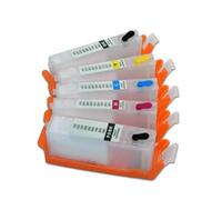 Forgekael Cartuccia d'inchiostro riutilizzabile vuota a 5 colori compatibile con TS6251 TS6350 TS6351 TS9550 TS9551C