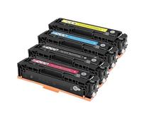 Forgekael Cartuccia toner 206 206A 207 207A compatibile con Color Pro M282nw M283cdw M255dw M255nw M283fdw Nessun chip(Magenta)