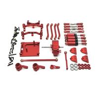 Forgekael Compatibile con 1 12 modelli di auto RC MN99S Metal Link Link Asta Montaggio 'olio Assorbimento 'olio Mount Montaggio Aftermarket(Red)